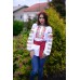 Embroidered blouse "Flowers of Sunset"